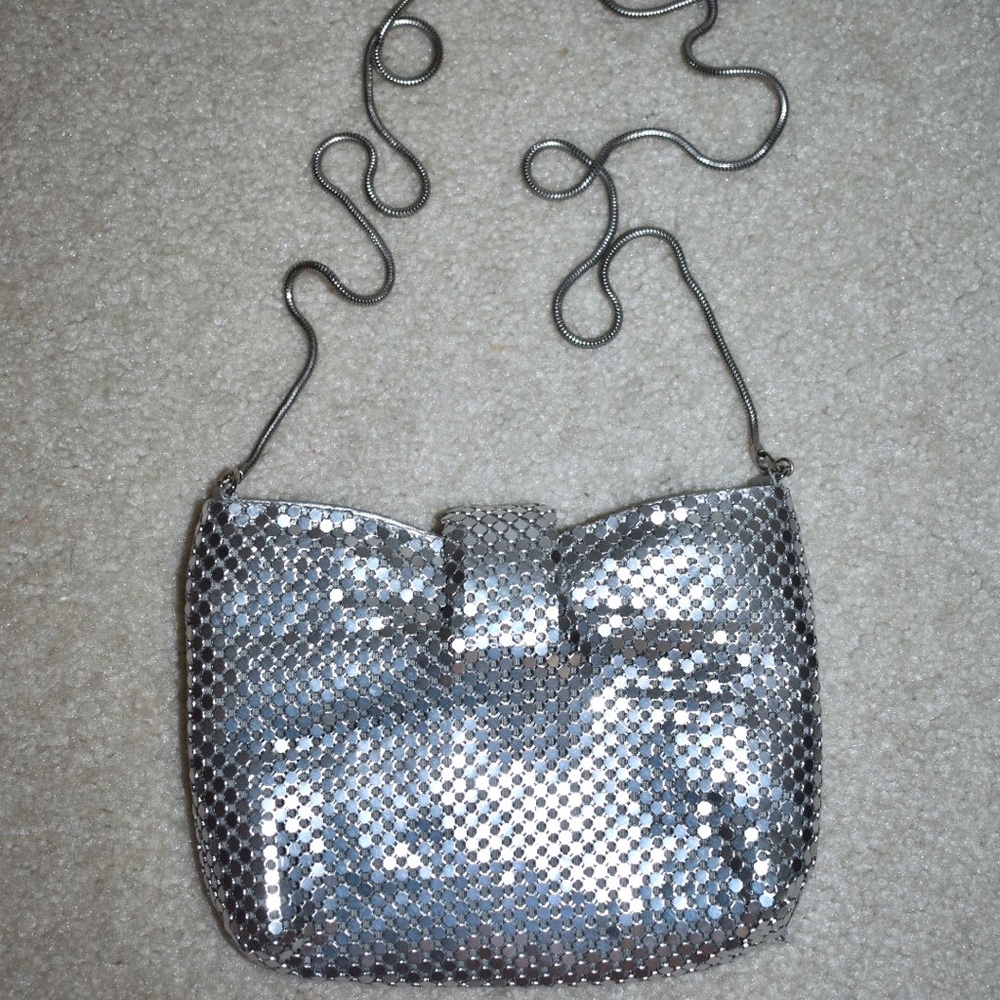 Shiny metallic purse